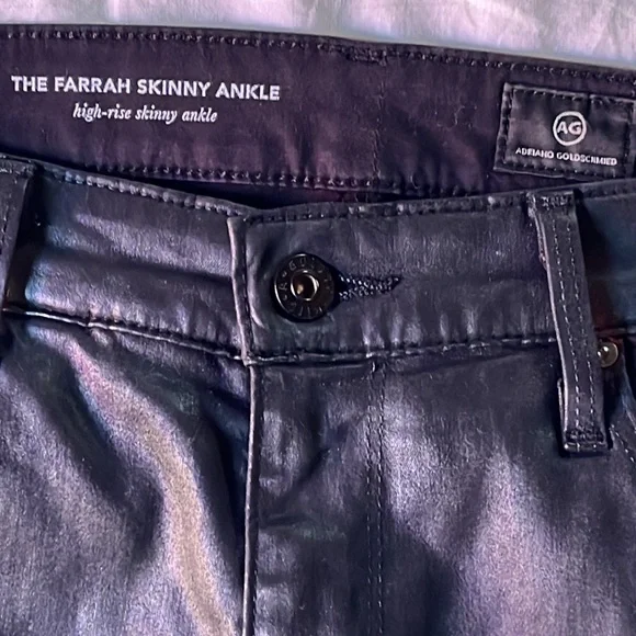 Adriano Goldschmied AG The Farrah High-Rise Skinny Ankle Black 30R - Picture 5 of 13